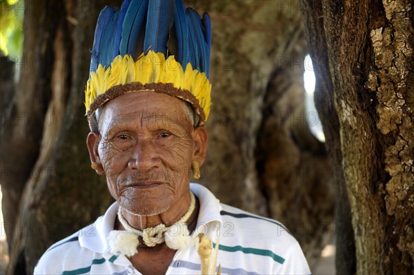 Cacique of the Xavante people