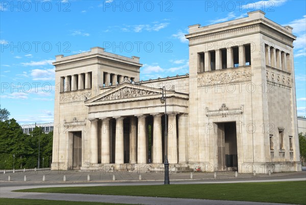 Propylaea city gate on Koenigsplatz square