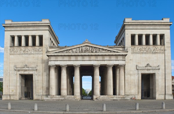 Propylaea city gate on Koenigsplatz square