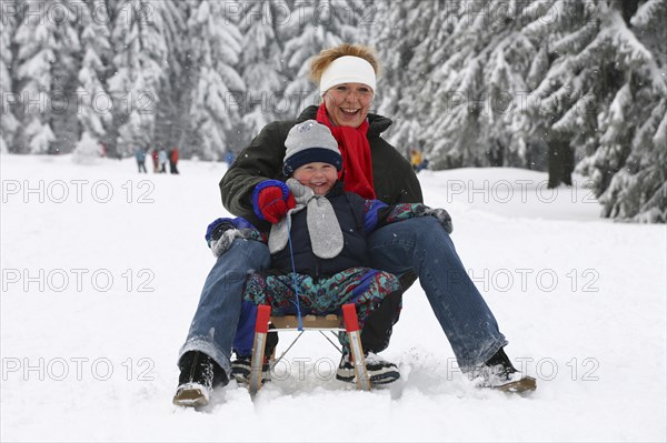 Mother and boy