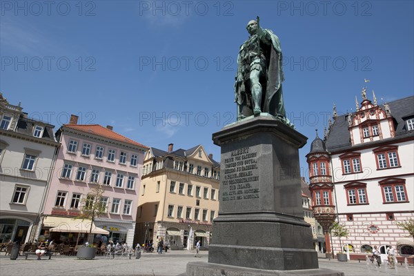 Marketplace with Prince Albert Memorial