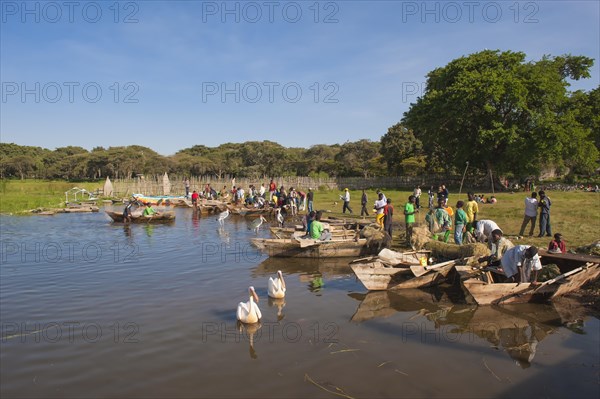 Boats at the fishing harbor