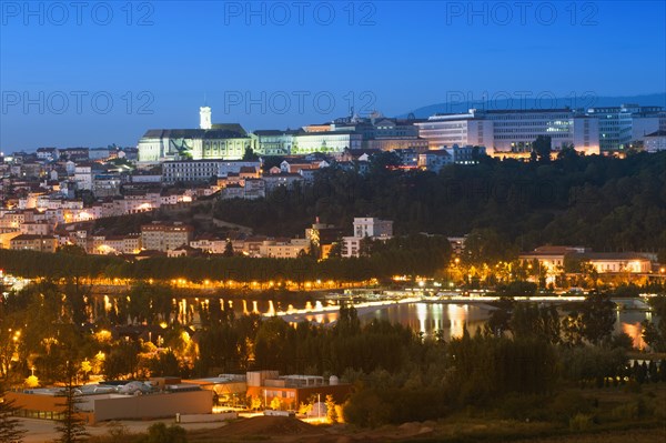 The historic district and the University of Coimbra