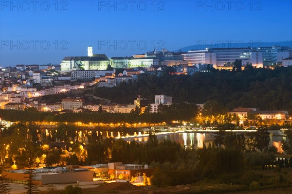 The historic district and the University of Coimbra