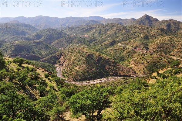 River valley in the Anti-Atlas Mountains