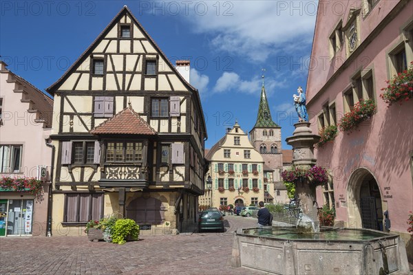 Old town centre with fountain