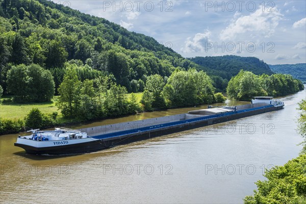 Cargo ship on the Main-Danube Canal