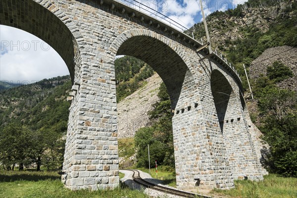 Circular viaduct of Brusio