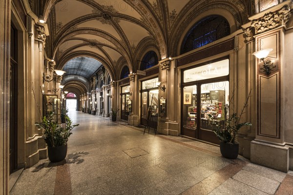 Freyung Passage or Ferstel Passage shopping arcade