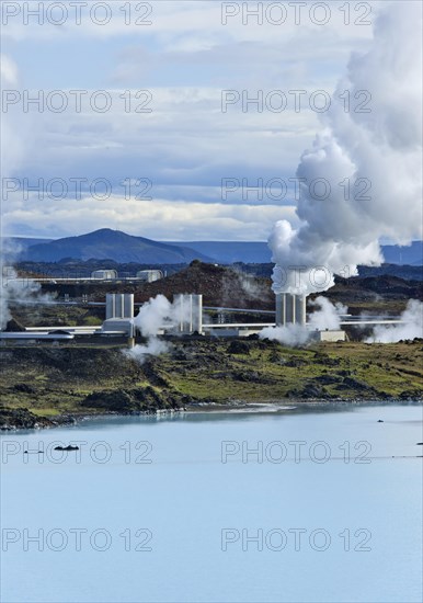 Suournes Geothermal Plant at the hot spring of Gunnuhver