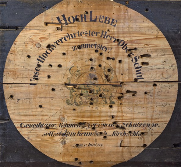 Wooden target