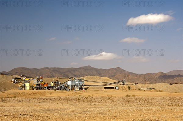 Plants of a diamond mine in the Richtersveld