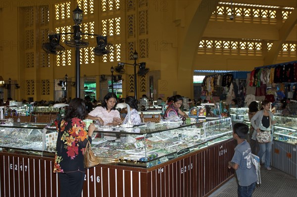 Jewellery stall in the central market