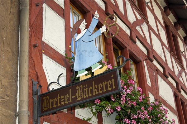 Business sign 'Bretzel-Baeckerei'