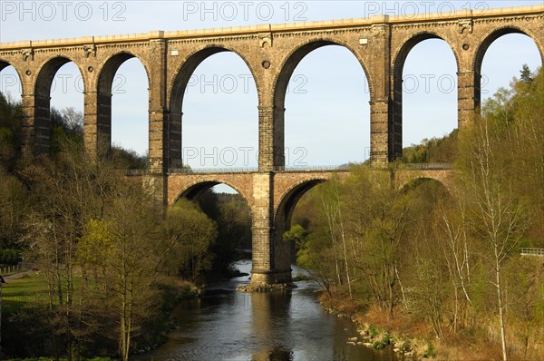 Goehrener Viaduct over the Mulde River