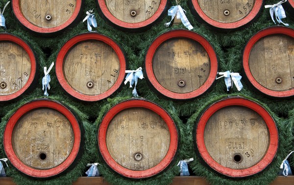 Beer barrels of Ettal Abbey