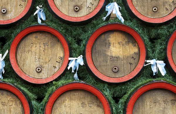 Beer barrels of Ettal Abbey