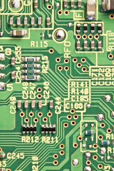 Green circuit board or PCB with micro components