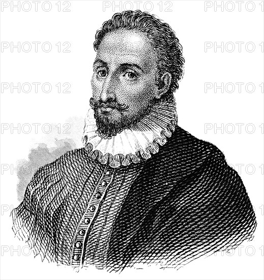 Portrait of Miguel de Cervantes Saavedra