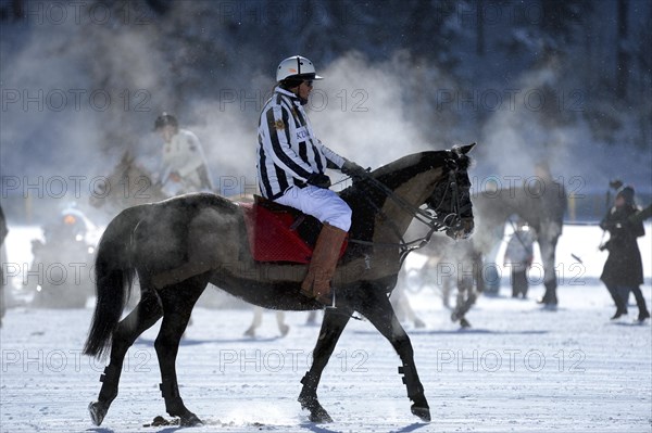 Rider during a polo tournament