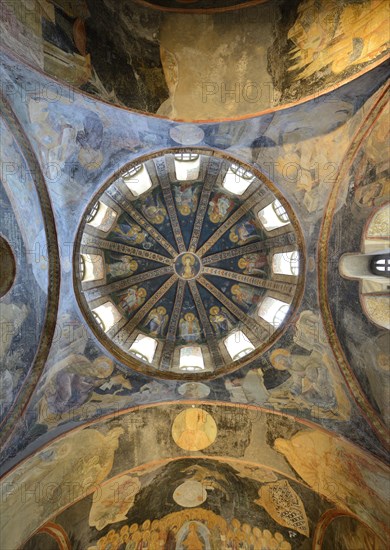 Painted dome of the parekklesion