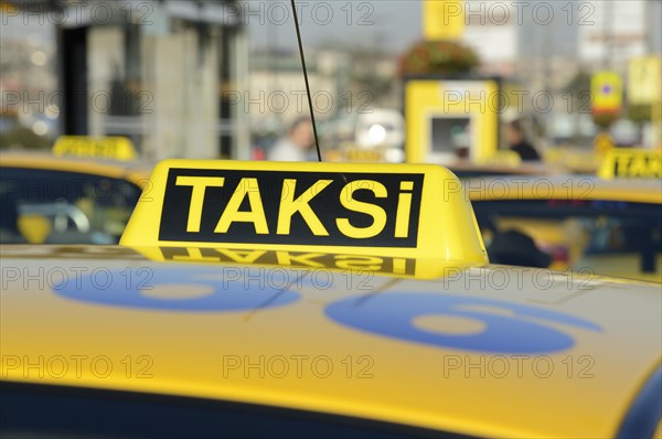 Taxis at the ferry terminal