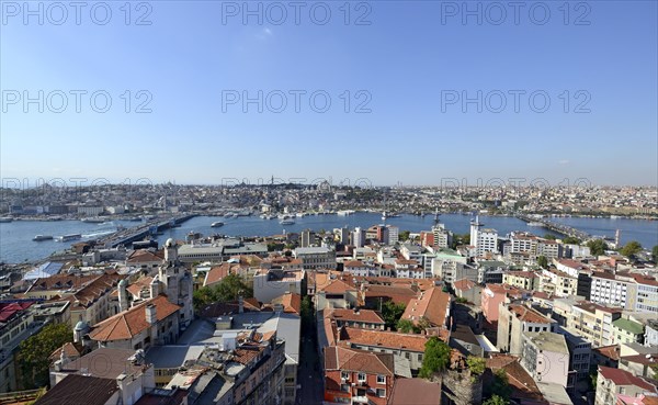 Eminoenue district with Galata Bridge