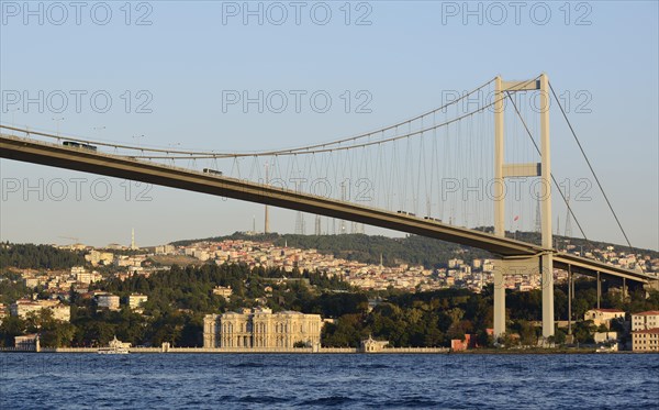 Bosphorus Bridge and Beylerbeyi Palace on the Asian shore