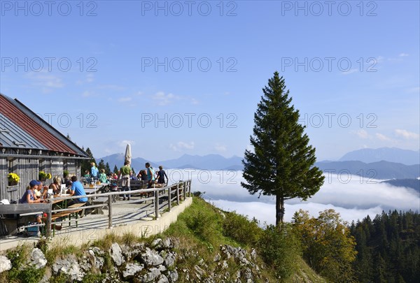 Strasser Alm alpine pasture on Brauneck Mountain