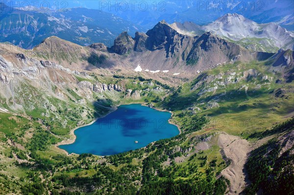 Lac d'Allos mountain lake