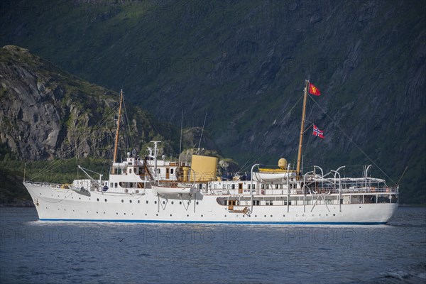 Royal yacht 'Norge' in Vestfjord