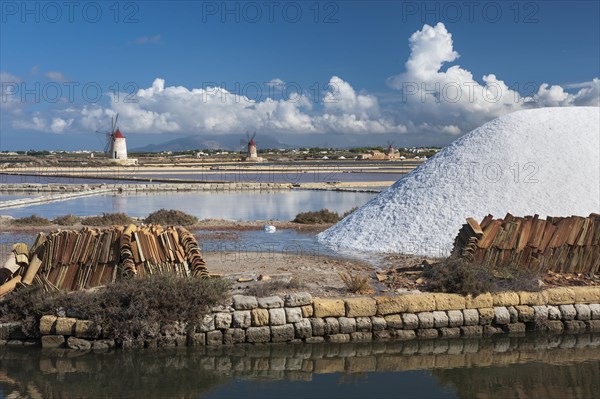 Salt stockpile