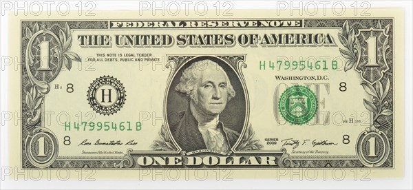 One-U.S. Dollar bill
