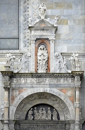 Statue above the north portal