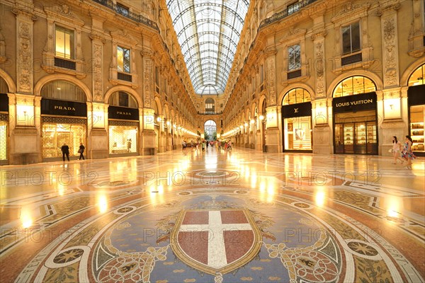 Luxury shopping arcade