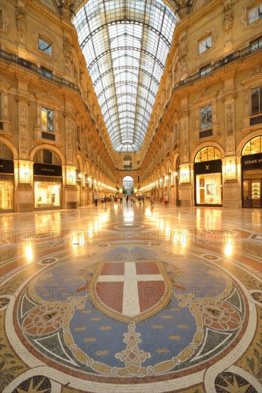 Luxury shopping arcade