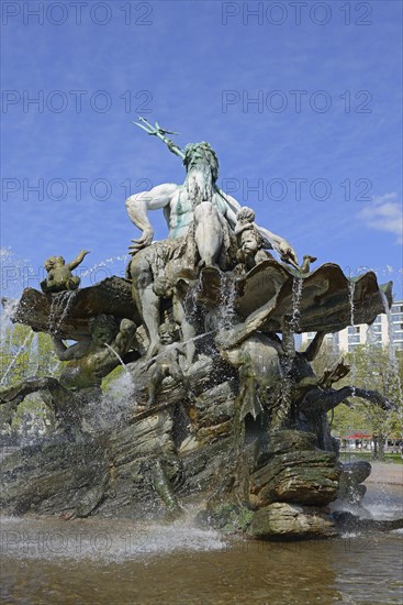 Neptun fountain at Alexanderplatz square