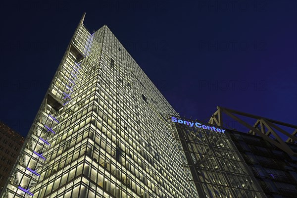 Bahnturm tower at Potsdamer Platz square