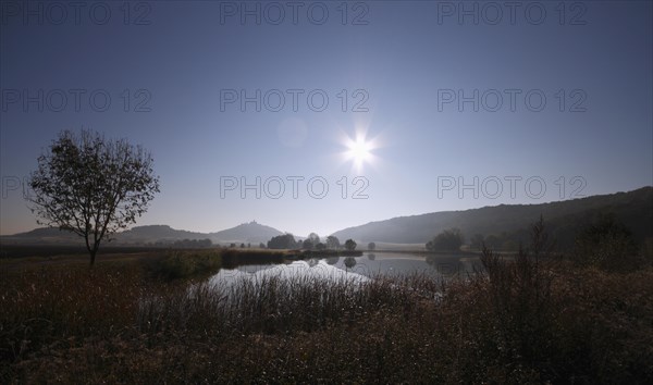 Backlit landscape