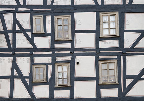 Half-timbered facade