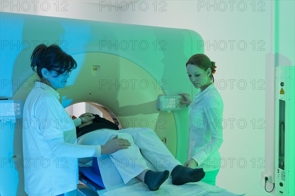Positioning a patient in a computed tomography