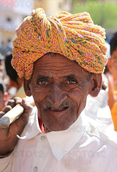 Old man with turban