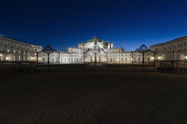 Baroque hunting lodge of Palazzina di Caccia di Stupinigi from the Dukes of Savoy