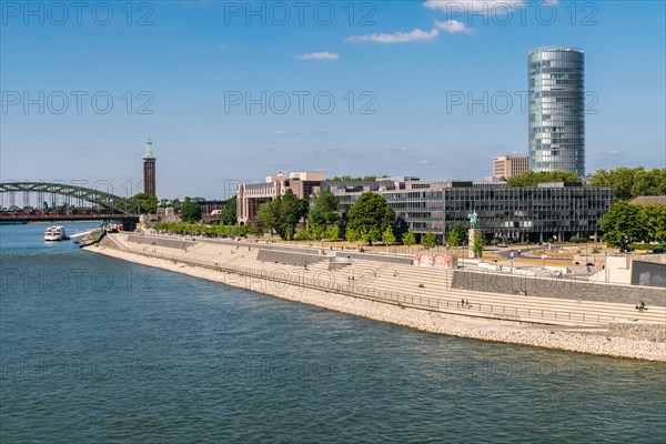 Open staircase on Rhine boulevard