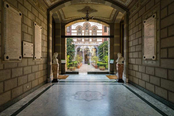 Entrance to Casa di Riposo per Musicisti also called Casa Verdi