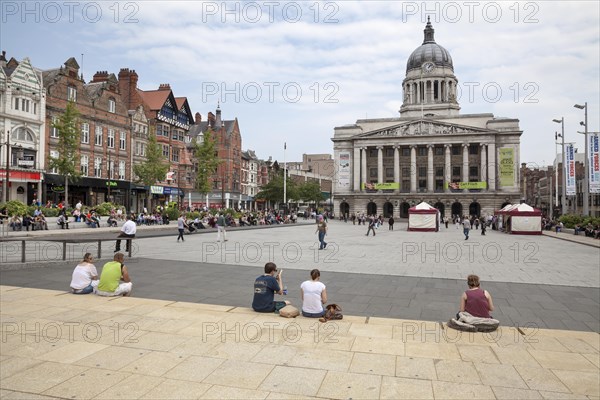 Market Square with Council House and old buildings