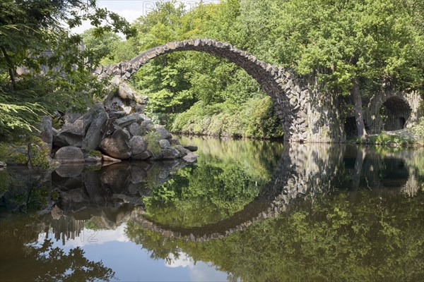 Rakotz bridge or Teufelsbrucke bridge