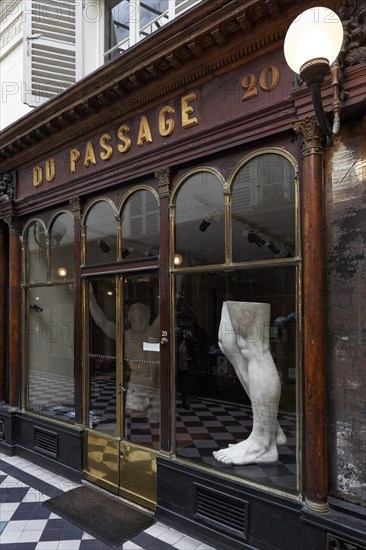 Shop window of an art gallery