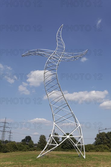 Dancing electricity pylon