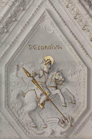 St. George slaying a dragon